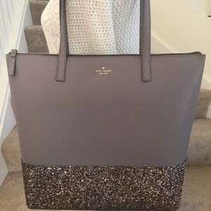 Kate Spade Penny Greta Court Cityscape Tote Gray